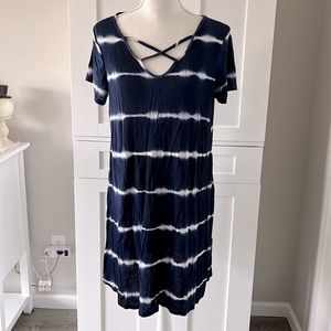 Navy summer dress size L
